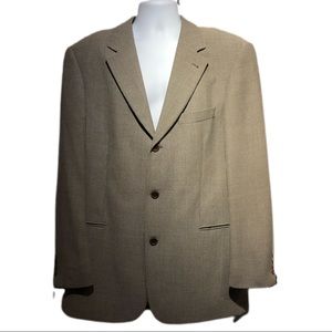 Vintage Hugo Boss Bernini 42L Mens Blazer Wool